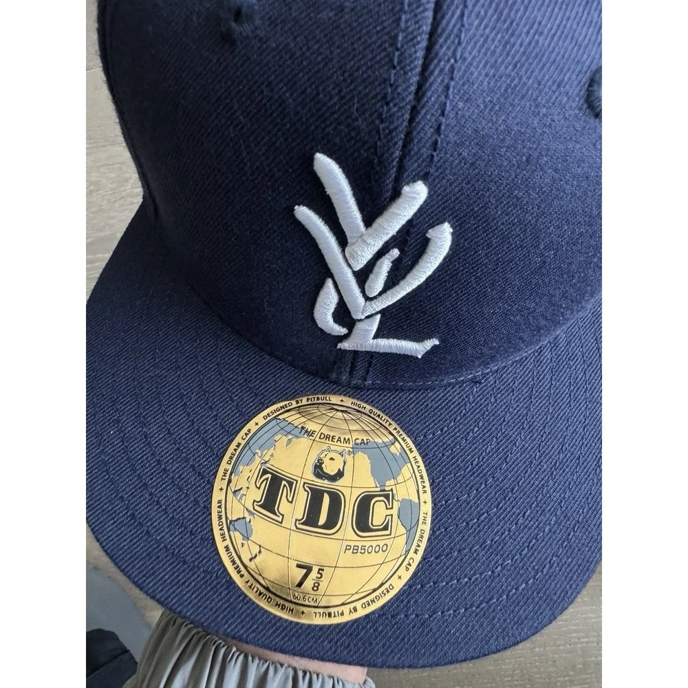 7 5/8 Playboi Carti YVL Fitted Hat Navy White Opium ❤️✅ BRAND NEW SHIPS ASAP - Picture 2 of 4